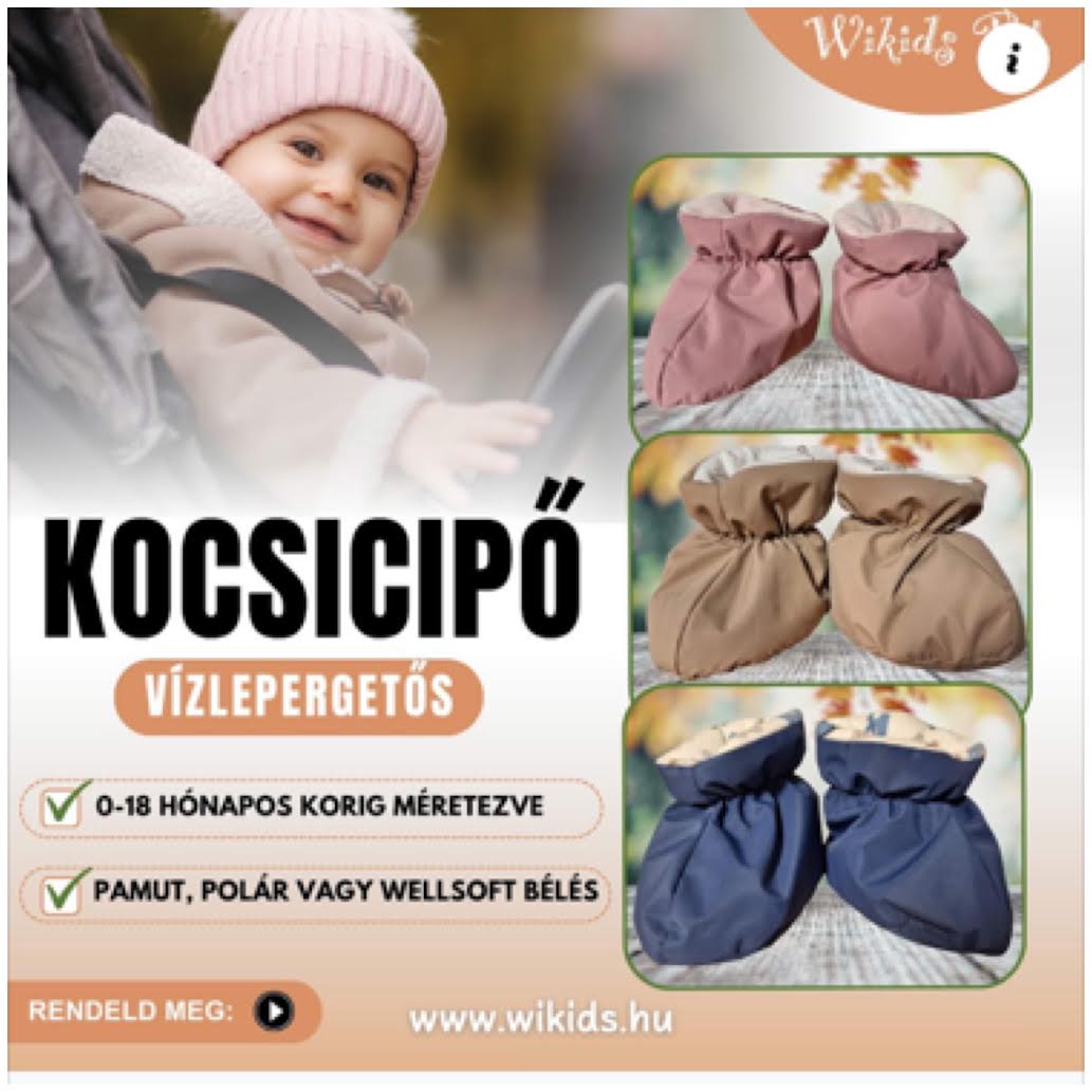 Kocsicipő vízlepergetős bélelt