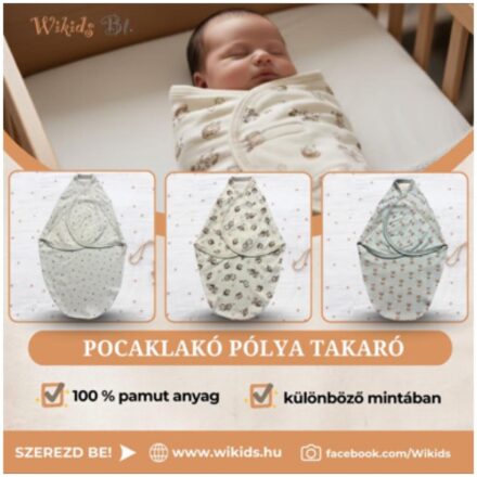 Pocaklakó pólya takaró 1 rétegű